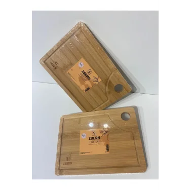 Zbern Dream Bamboo 2li Premium Ekmeği Kesme Tahtası