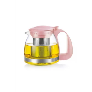 Elysian 700ml Transparent Tea Infuser – Colorful Filter Collection