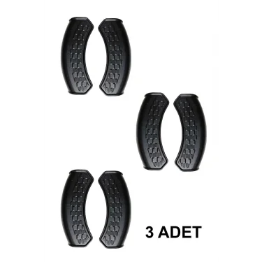 Nishev Premium 3 Çift Yanmaz Yapışmaz Silikon Tencere Tutacağı Seti