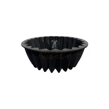 Hanımeli Premium Döküm Kek Turta Kalıbı Siyah 26cm