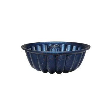 Hanımeli Premium Döküm Kek & Turta Kalıbı 26 cm – Mavi