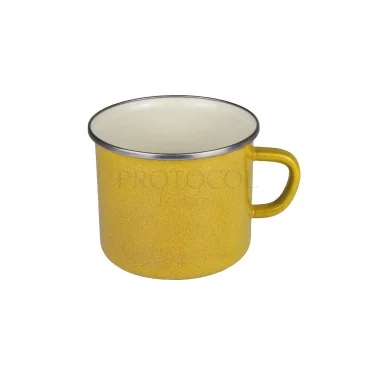 İtalyan Emaye Kupa 10 cm – sarı