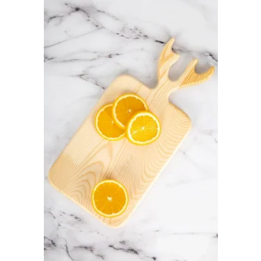 Premium Geyikli Ahşap Sunum Tahtası