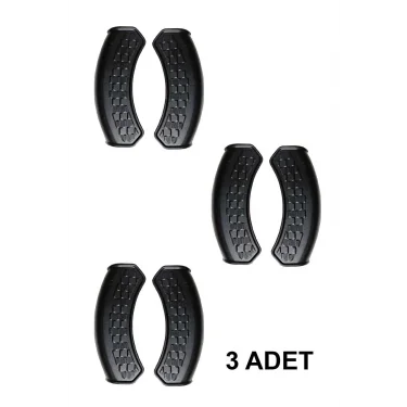 Nishev Premium 3lü Yanmaz Yapışmaz Silikon Tava & Sahan Tutacağı Seti