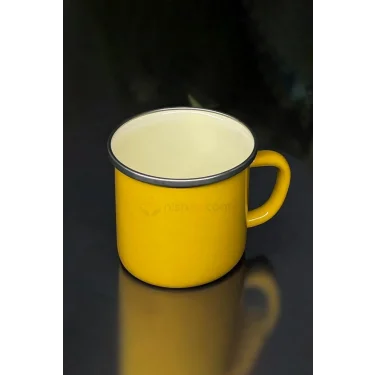 İtalyan Premium Emaye Kampçı Kupa – Sarı