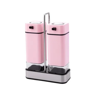 Emsan Plaza Standlı Yağlık Sirkelik Seti – Baby Pink