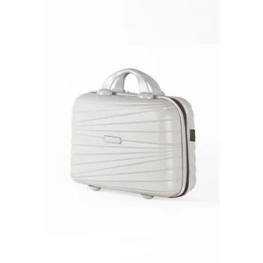 Gri Makyaj Çantası Darbelere Karşı Yüksek Koruma Yerli Üretim