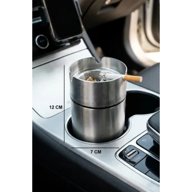 Lüks T-May Paslanmaz Çelik Küllük – Kokusuz Şıklık