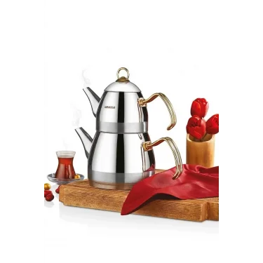 Ortaboy Roma Gold Line Çaydanlık