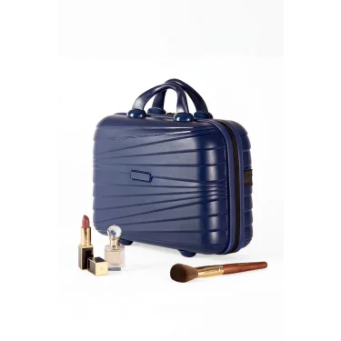 Prestige Lacivert Makyaj Çantası – Yerli Üretim, Darbelere Karşı Yüksek Koruma