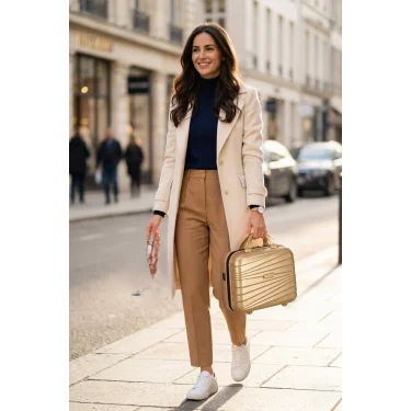 Gold Luxe Makyaj Çantası – Darbelere Karşı Yüksek Dayanıklılık, Yerli Üretim