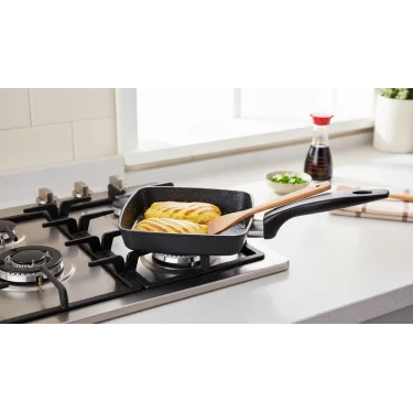 Döküm Kare Mini Sos Tavası 12 cm