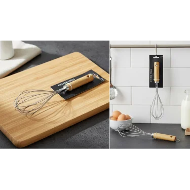 italyan tasarım Siyah Ahşap Çırpıcı – Dayanıklı ve Şık Mutfak Aleti