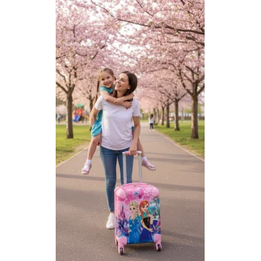 abs Kız Çocuk Valizi Pembe