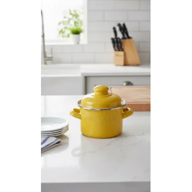 Prestige 12 cm Emaye Derin Tencere