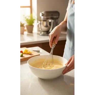 italyan tasarım Siyah Ahşap Çırpıcı – Dayanıklı ve Şık Mutfak Aleti