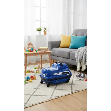 Lüks Renkli ABS Çocuk Valizi – Dayanıklı ve Güvenli