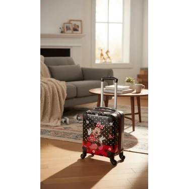 Mickey Mouse Kız Çocuk Valizi – Kırmızı-Siyah Şıklık