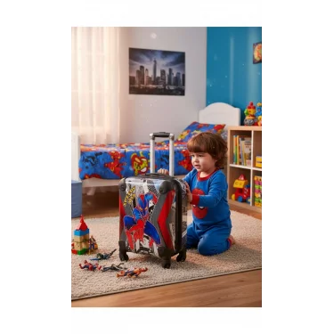 Erkek Çocuk Valizi Siyah