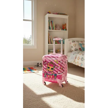 LuxePembe Kız Çocuk Valizi – Şıklık ve Dayanıklılık