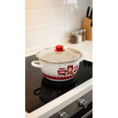 Torino Reçel Serisi Emaye Kızartma Tenceresi 22 cm