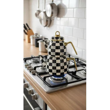 Elite Mermer Çaydanlık Seti – Özel Tasarım