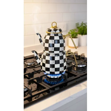 Prestij Kırık Mermer Çaydanlık Seti – Özel Tasarım Series