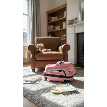 LuxeKids Renkli ABS Seyahat Valizi – Dayanıklı ve Sürdürülebilir Tasarım