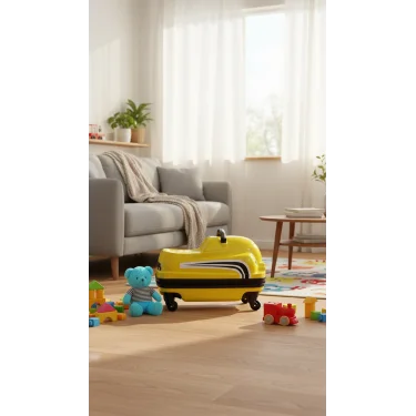 LuxeColor ABS Sürdürülebilir Çocuk Valizi – Renkli ve Dayanıklı