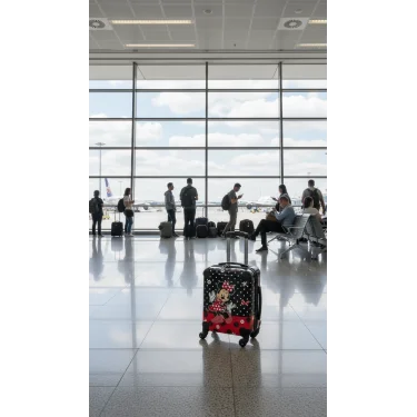 Luxe Kid Travel – ABS Kız Çocuk Valizi Siyah