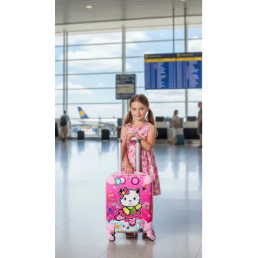 LuxePembe ABS Çocuk Valizi