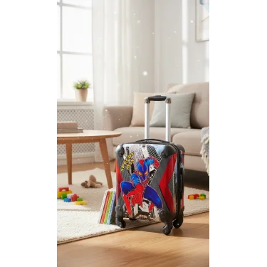 Premium ABS 360° Tekerlekli Çocuk Valizi – Siyah