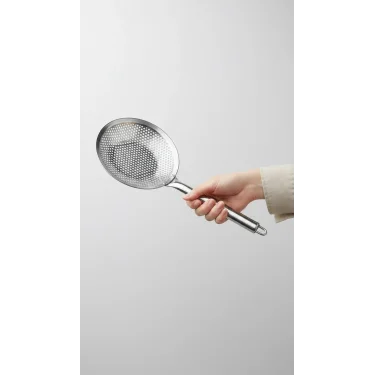 Premium Kalite Paslanmaz Çelik Kevgir - Çok Amaçlı Mutfak Süzgeci 14cm 32 cm
