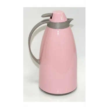 Cam İç Hazneli Vakumlu Termos 1.0 Litre - Sıcak ve Soğuk Tutucu pembe