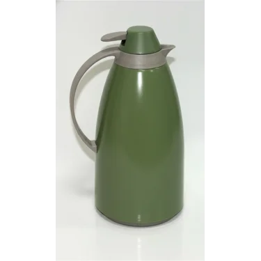 Cam İç Hazneli Vakumlu Termos 1.0 Litre - Sıcak ve Soğuk Tutucu yeşil