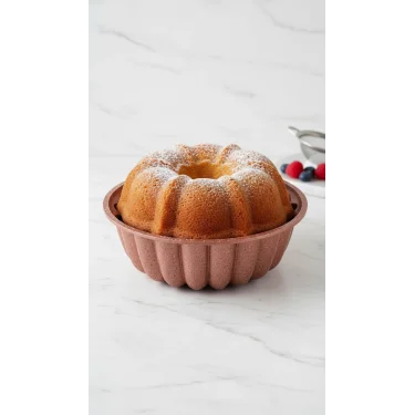 İtalyan tasarım 26 Cm Döküm Kek Turta Kalıbı / Anneler Gününe Özel