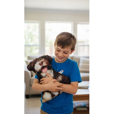 Duman 3D Lüks Dijital Köpek Yastığı