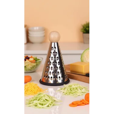 Premium Çelik Konik Top Rende – Mini Boy 9cm-15cm