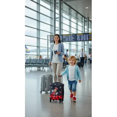 Minnie Mouse Lüks Çocuk Valizi – Kızlar İçin Şıklık ve Dayanıklılık