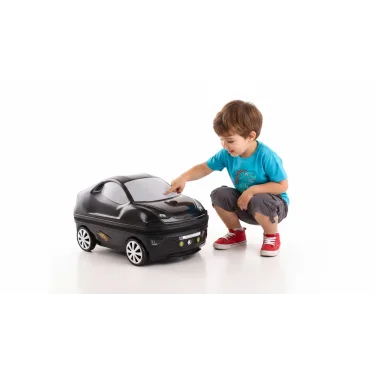 Lüks ve Dayanıklı Siyah Çocuk Unisex Valizi 1054208861536