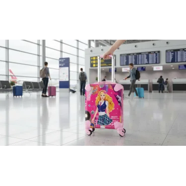 LuxeAmber Pembe ABS Kız Çocuk Valizi