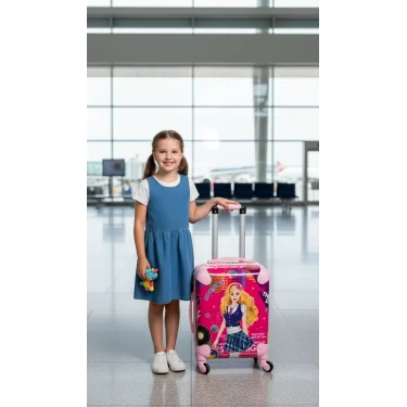 Angel Gırls Pembe Kids Luxe Valiz