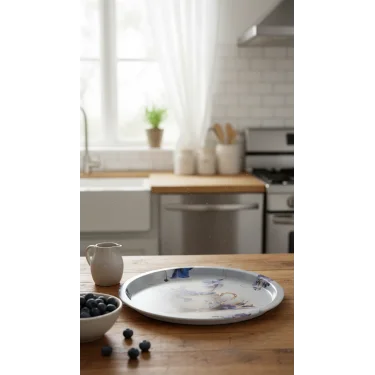 Premium 35 cm Metal Çiftleme Tepsi – Özel Tasarım