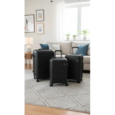 Premium ABS Kırılmaz 4 Tekerlekli Bavul Set – Yerli Güç ve Şıklık Polo