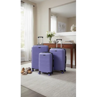 ABS 4 TEKERLEKLİ KIRILMAZ BAVUL SET YERLİ ÜRETİM Moda