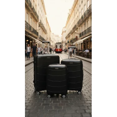 ABS 4 TEKERLEKLİ KIRILMAZ BAVUL SET YERLİ ÜRETİM Moda