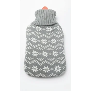 Lüks Örgü Kılıflı Sıcak Su Torbası - 1.8 Litre Kapasiteli