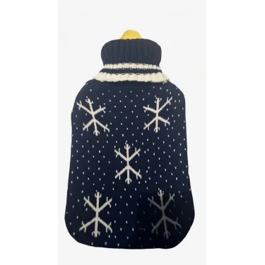 Tam Kılıflı Sıcak Su Torbası 1.8L - Örgü Kılıflı Termofor