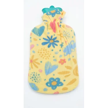 Tam Kılıflı Sıcak Su Torbası 1.8L - Yumuşak Dokulu & Şık Desenli