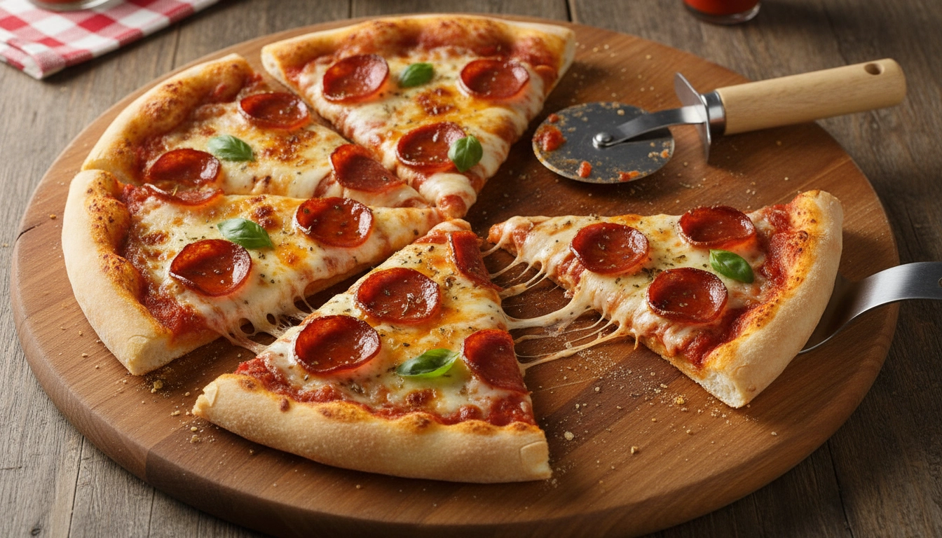 italyan tasarım ahşap Metal Pizza Dilimleyici 5 adet otel resteurant cafe
